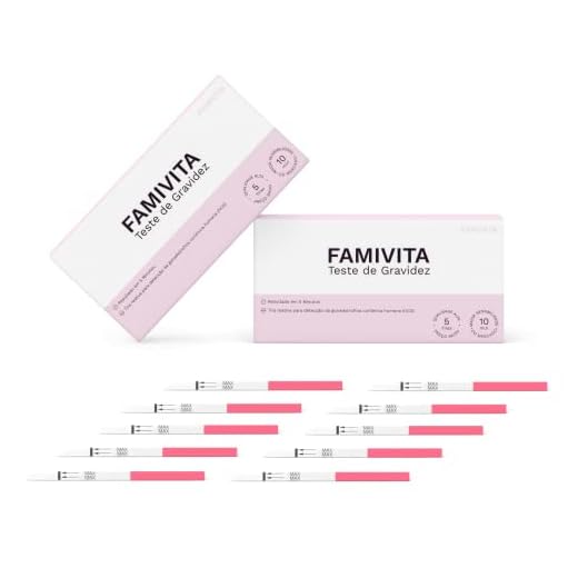 Teste de Gravidez - Detecta o positivo antes do atraso menstrual com a maior sensibilidade do mercado (10 Testes)