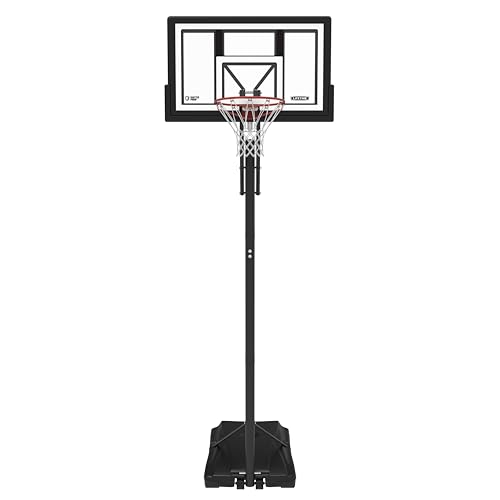 Lifetime 50-Inch Portable Basketball Hoop, Shatterproof Fusion Backboard, 8-10ft Adjustable Height