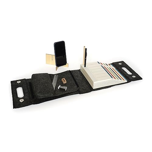 Ensemble de blocs empilables portables JOTBLOCK, étui en feutre aux finitions minimalistes