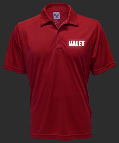 Valet Parking Staff Polo, uniforme para personal de estacionamiento, diseño reflectante, polo de rendimiento con control de humedad miniatura 3