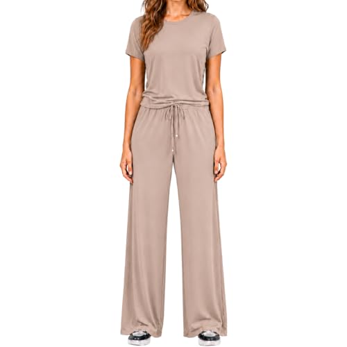 Ensemble 2 pièces femme contre l'inconfort en voyage : pantalon large et haut stretch