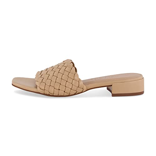 Cushionaire Women'S Nerida Woven Low Block Heel Sandal +Memory Foam thumb #1