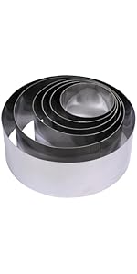 Fackelmann Set 3 Coppapasta Quadrati In Acciaio - Per Riso, Antipasti E Dessert | Ideale Per Chef E Appassionati Di Cucina - Foto 12