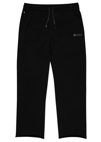 Pantalon de survêtement Ethika homme noir coupe confortable bords bruts