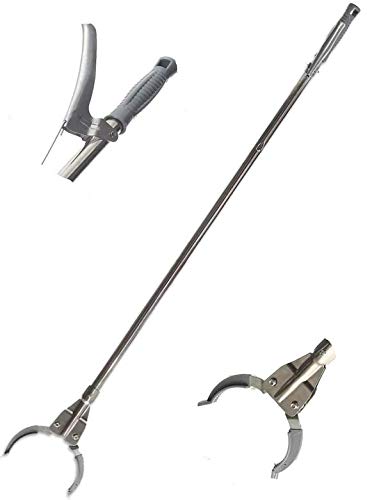 Praknu grijptang van metaal, robuuste grijper voor afval, 95 cm lang, grijparm voor senioren
