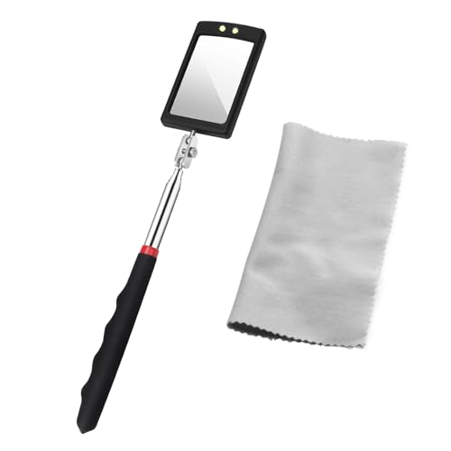 Lot 3 Outils Télescopiques Pick-Up - Miroir, Aimant LED Pour Accès Difficiles