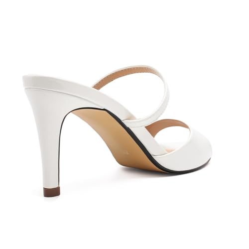 Women's Pointed Open Toe Heeled Sandals Sexy Slip On High Heel Mules Summer Slingback Heels Party Wedding Prom Dress Vintage Shoes3