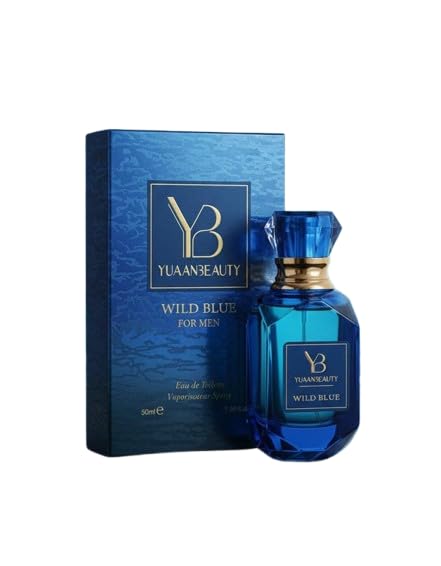 YUAAN BEAUTY Wild Blue Eau de Toilette for Men | Fresh Aquatic Aromatic Fragrance | Bergamot, Cardamom, Peach & Vetiver | Everyday Men’s Perfume Spray-image-10