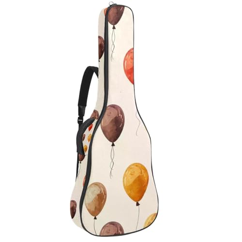 Housse de guitare acoustique étanche 104 cm avec double bandoulière réglable en tissu Oxford