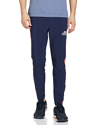 Image of Skechers Men's Mid Rise Regular Fit Track Pants