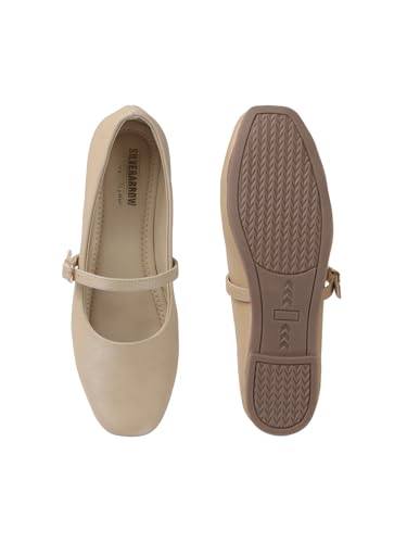Image of SilverArrow Womens Lvory Bloom Women's Shoes|Bellies with Buckle Closure|Casual Wear