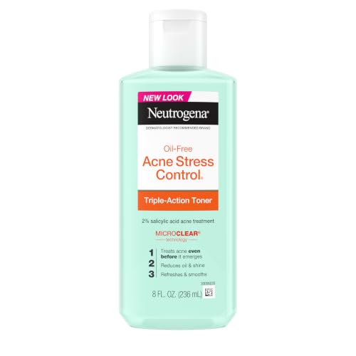 Neutrogena Acne Stress Control Face Toner, 2% Salicylic Acid, 8 fl. oz