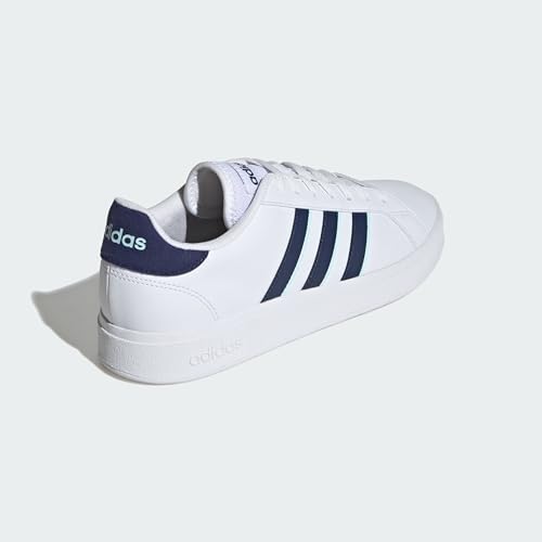 Image of adidas Men Sportswear Sports Shoes | Grand Court Td | White | Size-12 |