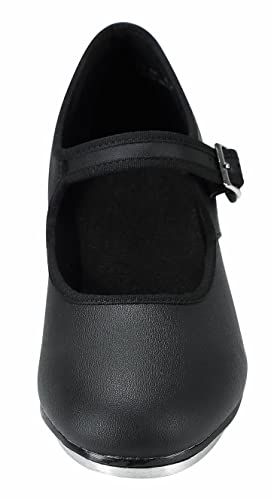 Image of Linodes Unisex PU Leather Easy Strap Tap Shoe Dance Shoes for Women and Men's Dance Shoes-608