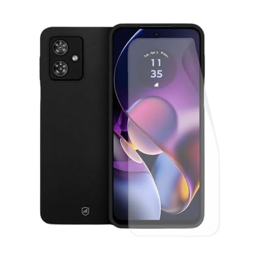 Kit Capa Silicon Veloz e Película Hydrogel HD para Motorola Moto G54 - Gshield