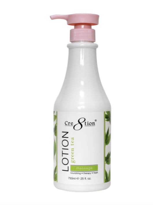 Creation Green Tea Spa Hand & Body Lotion - Non-Sticky lotion - Nourishing Skin Lotion Moisturizer Sensitive Skin From Dryness, Cracked and Flaking Nourishing Skin Lotion 750ml / 25 fl oz