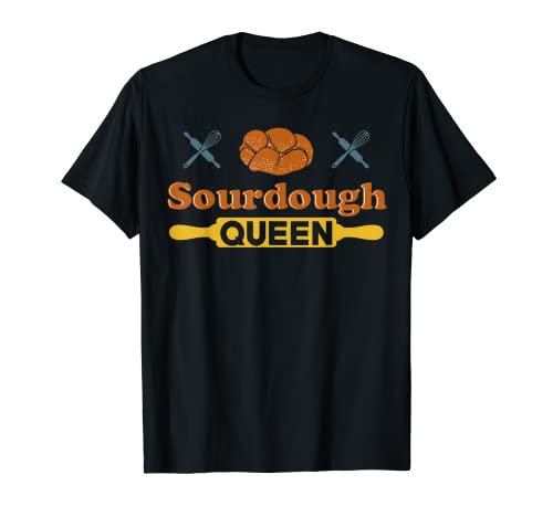 Funny Leafdough Queen Pain Lover Pâtisserie pétrisseur Recette de pain T-Shirt