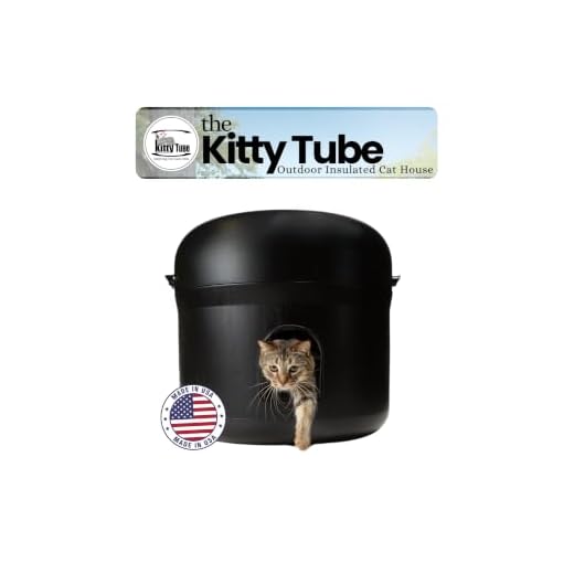 Insulated Outdoor Cat House by Kitty Tube