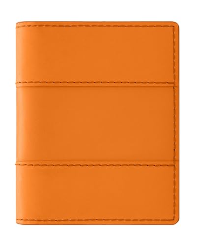 Portefeuille Everett Card Case Bifold orange Fossil de taille moyenne