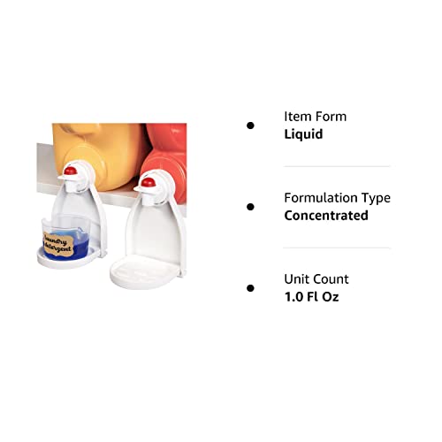 Cossylife Laundry Detergent Cup Holder, Detergent Drip Catcher, Fabric Softener Gadget Cup Holder, Tidy Laundry Room - No More Leaks Or Mess For Laundry Room [2 Pack] #TOP7