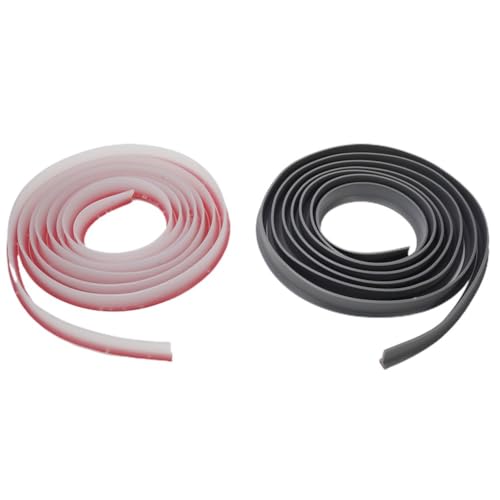 Seuil de douche flexible gris et transparent 5 mètres