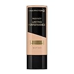 Max Factor, Lasting Performance Fondotinta Liquido, Alta Coprenza, Finish Matte E Lunga Durata, 105 Soft Beige, 35 Ml
