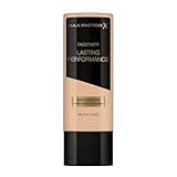Max Factor, Lasting Performance Fondotinta Liquido, Alta Coprenza, Finish Matte E Lunga Durata, 105 Soft Beige, 35 Ml