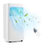 DORTALA Portable Air Conditioners 8000 BTU, 3-in-1 AC Unit with Dehumidifier, Remote Control, 24H Timer, Window Kit, Personal AC Cooling Unit for Bedroom, Cools up to 250 Sq. Ft
