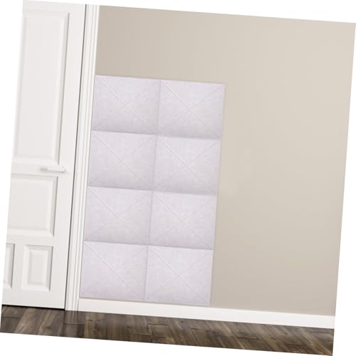 Ibasenice 6pcs Adhesivos para Pared Absorbentes de Sonido Paneles Acústicos Kit de Aislamiento Acústico Autoadhesivos para Estudio de Grabación miniatura 5