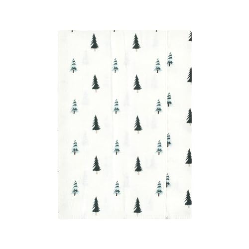 Image of Hudson Baby Unisex Baby Cotton Poly Flannel Burp Cloths, Boy Woodland Pals 4-Pack, One Size
