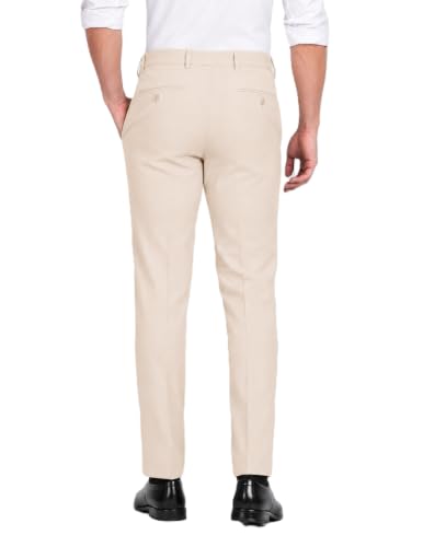 Image of Men's Slim Fit Formal Trousers | Office & Business Wear Pants For Men