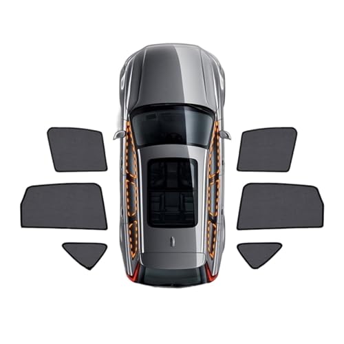 Pare-Soleil Mobilio anti-chaleur et UV rideaux vitres de voiture 7 pièces