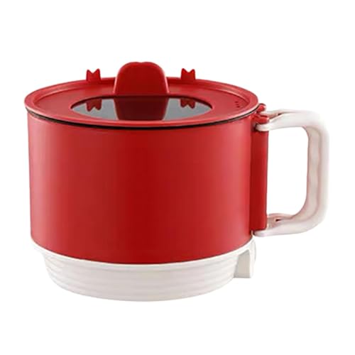 Olla de cocina portátil, olla arrocera caliente, olla portátil, olla eléctrica para ramen, olla multifuncional, máquina rápida para hacer fideos para sopas, guisos y avena