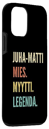 Image of iPhone 12 mini Funny Finnish First Name Design - Juha-Matti Case