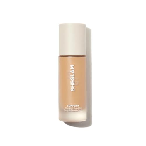 SHEGLAM Skinfinite Flawless Dewy Hydrating Foundation Full Coverage Liquid Foundation - Nude