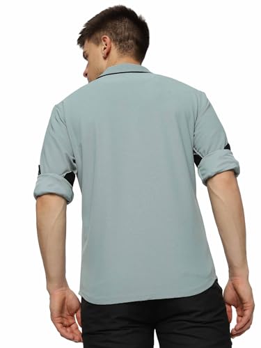 Image of STELLERS Men's Premium Full Sleeve Shirt | Feather Touch Feel| Regular Fit| Odour Resistant| Anti-Static| Wrinkle Free| Quick Dry | Stretchable| Lightweight| Sweat-Proof