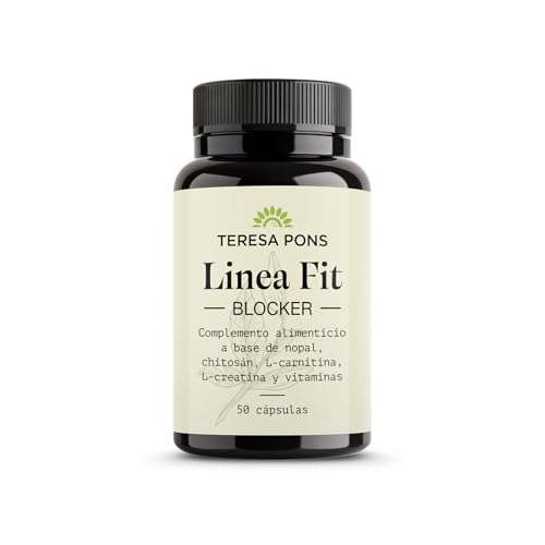 Teresa Pons – Línea Fit Blocker | Apoyo al control de peso y al metabolismo | Chitosán, nopal, caralluma, L-carnitina y vitaminas B | 50 cápsulas