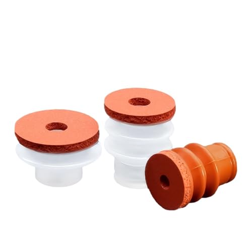 Pequeña ventosa de silicona blanca DP-S08 para organizar manualidades, juego de 5