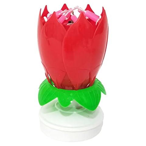 SpirWoRchlan Lotus Rotating Music Candle Cover
