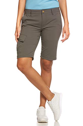 Jeff Green Damen Elastische Schnell Trocknende Kurze Leichte Cargo Outdoor Funktions Hose Melina, Größe - Damen:46, Farbe:Grey Cover