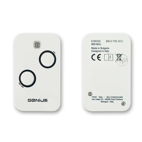Mando Genius Kilo TX2 JLC 868 MHz Original Nuevo Gran Alcance