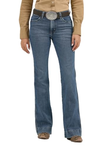 Wrangler Women's Retro Vintage Medium Shelby Trouser Jeans Blue 31W x 30L