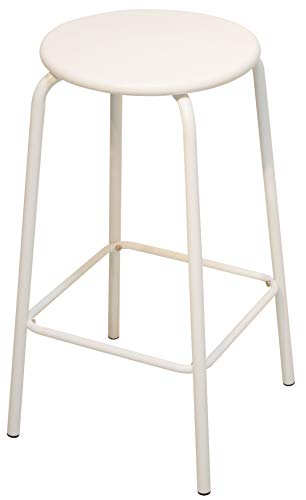 サンニード カウンターチェア 2脚 セット ホワイト 木製 スチール CC-33-WH