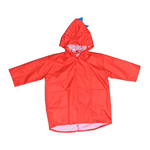 Rain Coat with Hood Poncho Rain Jacket Suit Child Protective Suit Coat for