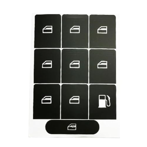 Autocollants de réparation bouton Golf 5 et Passat B6 kit rénovation habitacle voiture
