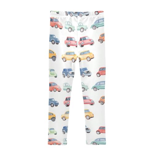 KLL Cartoon Cars Collection Toddler Girls Athletic Leggings Casual Full Length Pants Sports2