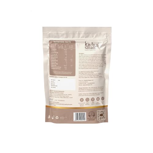 Image of KitchenSmith Premium Salted Whole Cashew - Pack of 3 (250gm Each) (Grade W240) |Crunchy Cashews, Kaju Dry Fruit & Cashew Nuts | Gluten Free & Plant Based Protein (Air Tight Pouch)