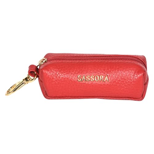 Image of Sassora Premium Leather Key Pouch For Car & Other Keys