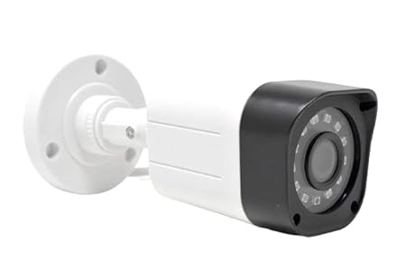 Enterprises R.K Computer 2.4 Megapixel Full HD Outdoor Bullet CCTV Wired Security Surveillance Camera, (White)