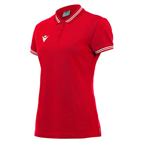 T-shirt Macron rouge et blanc mixte en taille L idéal pour le sport